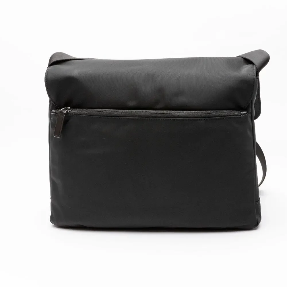 Michael Kors Men Gabardine Messenger Bag Black